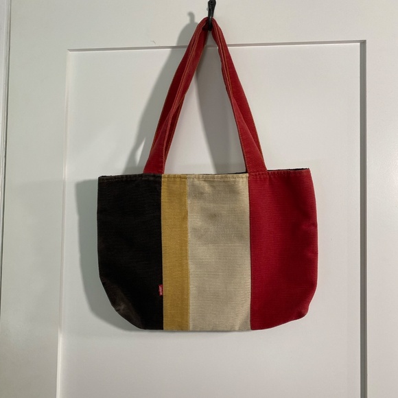 Vintage Levi's corduroy colour block purse - Picture 2 of 3